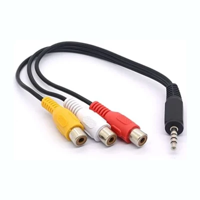 RCA Audio Video AUX Cables Shipped To Peru