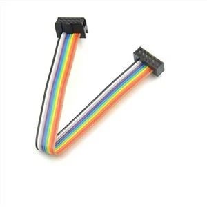 10 Pin Flat Rainbow Ribbon Cable