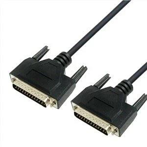 D-SUB 25Pin DB 25 Male To Male Molded Cable