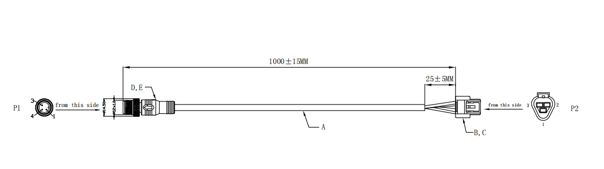 Wire harness schematic Wire harness schematic