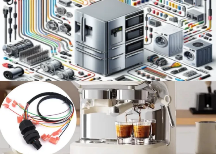 Different household appliance wiring harnesses